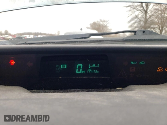 2007 Toyota Prius with VIN JTDKB20UX77595622, listed as a Copart auction lot 49765775 with 177,173 mi miles and Non Repairable. Bid and sale history available at carsss.com. Image 9.