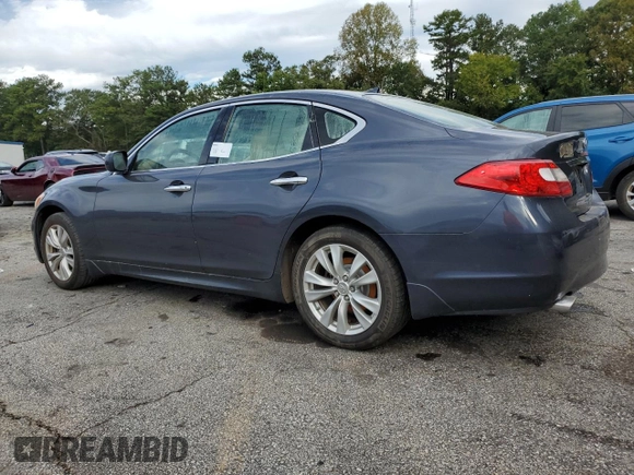 2011 Infiniti M37 with VIN JN1BY1AR5BM373456, listed as a Copart auction lot 73977884 with 0 mi miles and Salvage Title. Bid and sale history available at carsss.com. Image 2.