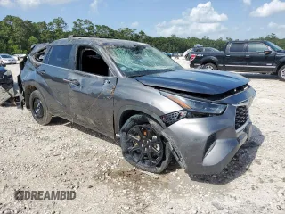 2023 Toyota Highlander L with VIN 5TDKDRAH9PS516063, listed as a Copart auction lot 61582375 with 44,807 mi miles and Non repairable. Bid and sale history available at DreamBid. Image 4.