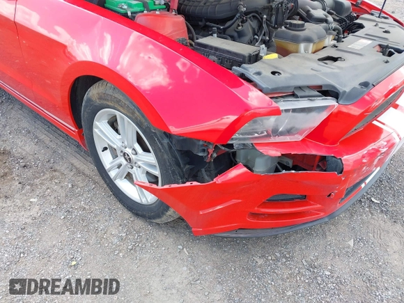 2014 Ford Mustang V6 with VIN 1ZVBP8AMXE5223660, listed as a IAAI auction lot 42009379 with 83,329 mi miles. Bid and sale history available at carsss.com. Image 6.