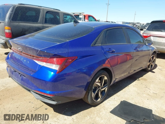 2023 Hyundai Elantra SEL with VIN KMHLS4AG0PU568113, listed as a IAAI auction lot 41725253 with 20,130 mi miles and . Bid and sale history available at DreamBid. Image 4.
