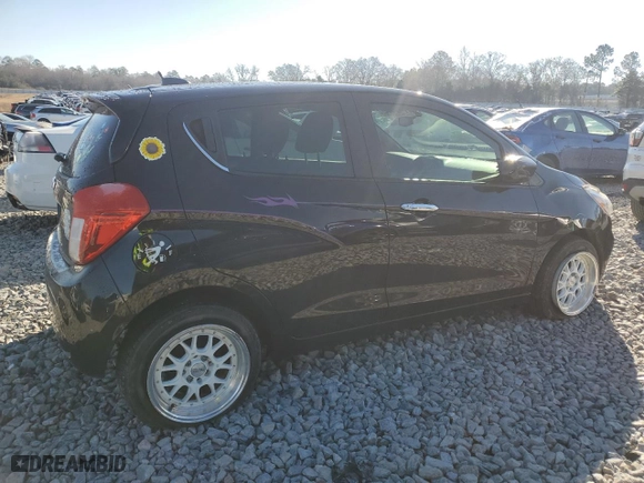 2020 Chevrolet Spark LS with VIN KL8CB6SA0LC411720, listed as a Copart auction lot 42366125 with 77,158 mi miles and Salvage Title. Bid and sale history available at carsss.com. Image 3.