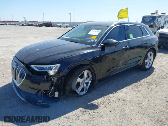 2019 Audi e-tron Prestige with VIN WA1VAAGE6KB020622, listed as a IAAI auction lot 41830236 with 32,835 mi miles and . Bid and sale history available at DreamBid. Image 6.