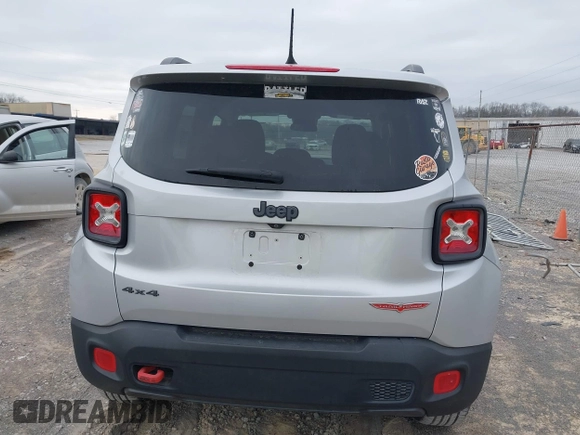 2015 Jeep Renegade Trailhawk with VIN ZACCJBCT7FPB16505, listed as a IAAI auction lot 41789335 with 63,416 mi miles and . Bid and sale history available at DreamBid. Image 16.