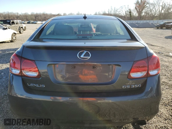 2008 Lexus GS 350 with VIN JTHBE96S380034323, listed as a Copart auction lot 48110705 with 238,921 mi miles and Salvage Title. Bid and sale history available at carsss.com. Image 6.