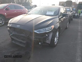 2018 Ford Fusion Energi SE with VIN 3FA6P0PU7JR232567, listed as a IAAI auction lot 41219232 with 54,049 mi miles. Bid and sale history available at carsss.com. Image 18.