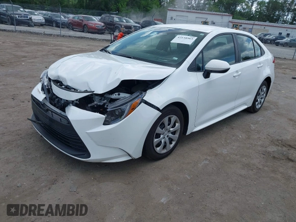 2023 Toyota Corolla LE with VIN 5YFB4MDE7PP068547, listed as a IAAI auction lot 42158965 with 48,735 mi miles. Bid and sale history available at carsss.com. Image 17.