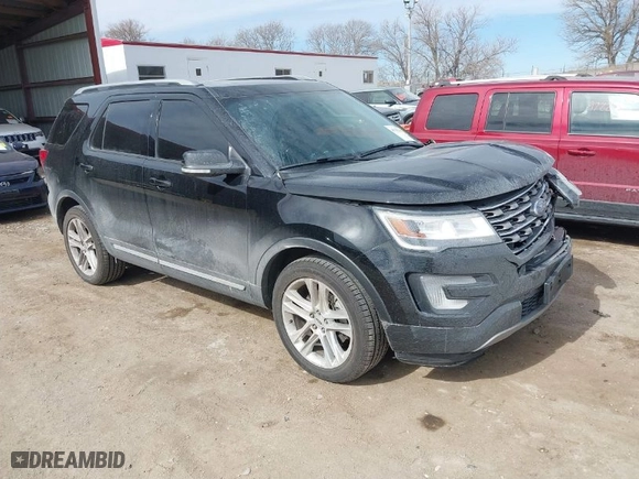 2017 Ford Explorer XLT with VIN 1FM5K8D89HGD87726, listed as a IAAI auction lot 41705174 with 95,799 mi miles. Bid and sale history available at carsss.com. Image 1.