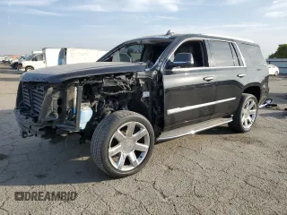 2018 Cadillac Escalade Premium Luxury with VIN 1GYS3CKJ4JR281041, listed as a Copart auction lot 76397504 with 113,320 mi miles and Salvage Title. Bid and sale history available at carsss.com. Image 1.