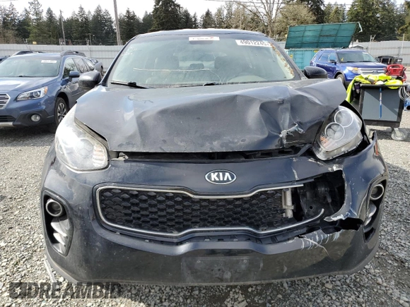 2017 Kia Sportage LX with VIN KNDPMCAC3H7180963, listed as a Copart auction lot 49012245 with 107,506 mi miles and Clean Title. Bid and sale history available at DreamBid. Image 5.