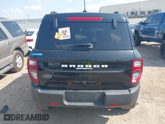2021 Ford Bronco Sport Outer Banks with VIN 3FMCR9C6XMRB01264, listed as a IAAI auction lot 42301085 with Not provided miles and . Bid and sale history available at DreamBid. Image 16.