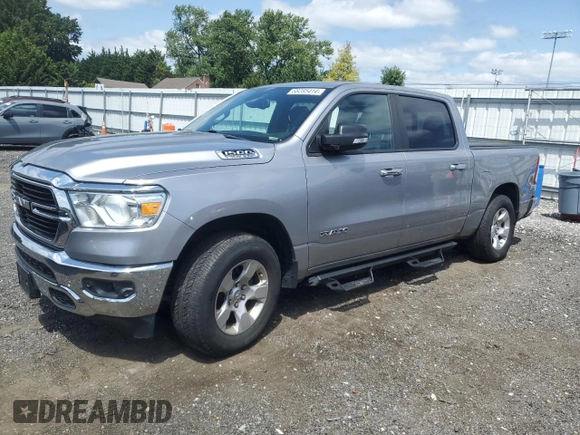 2019 Ram 1500 Big Horn/Lone Star with VIN 1C6SRFFTXKN720177, listed as a Copart auction lot 68285414 with 63,406 mi miles and Salvage Title. Bid and sale history available at carsss.com. Image 1.