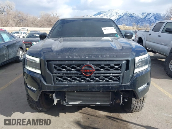 2023 Nissan Frontier SV with VIN 1N6ED1EK0PN658048, listed as a IAAI auction lot 41383407 with 13,744 mi miles and . Bid and sale history available at DreamBid. Image 13.