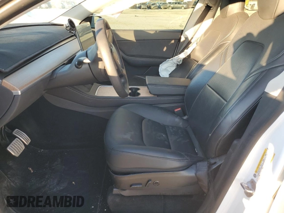 2022 Tesla Model Y Performance with VIN 7SAYGDEF8NF494770, listed as a Copart auction lot 42031405 with 28,724 mi miles and Salvage Title. Bid and sale history available at DreamBid. Image 7.
