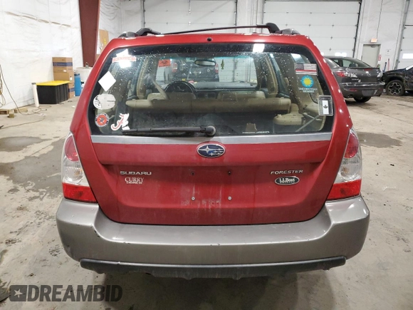 2006 Subaru Forester 2.5 X L.L. Bean Edition with VIN JF1SG67676H723829, listed as a Copart auction lot 84084924 with 0 mi miles and Salvage Title. Bid and sale history available at carsss.com. Image 6.