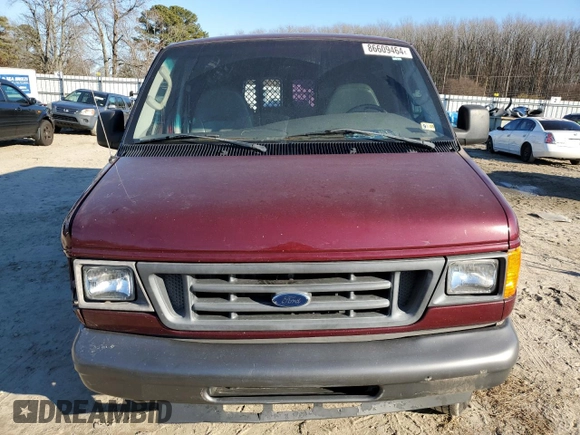2006 Ford Econoline Cargo with VIN 1FTNE24L76HA64182, listed as a Copart auction lot 86609464 with 194,667 mi miles and Salvage Title. Bid and sale history available at carsss.com. Image 5.