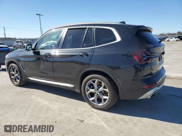 2022 BMW X3 sDrive30i with VIN 5UX43DP03N9K85901, listed as a Copart auction lot 47932955 with Not Provided miles and Salvage Title. Bid and sale history available at DreamBid. Image 2.