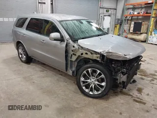 2020 Dodge Durango GT with VIN 1C4RDJDG8LC308139, listed as a IAAI auction lot 41486522 with 87,132 mi miles and . Bid and sale history available at DreamBid. Image 1.