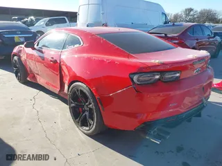 2021 Chevrolet Camaro 2SS with VIN 1G1FH1R74M0140883, listed as a IAAI auction lot 41413887 with 65,869 mi miles. Bid and sale history available at carsss.com. Image 3.