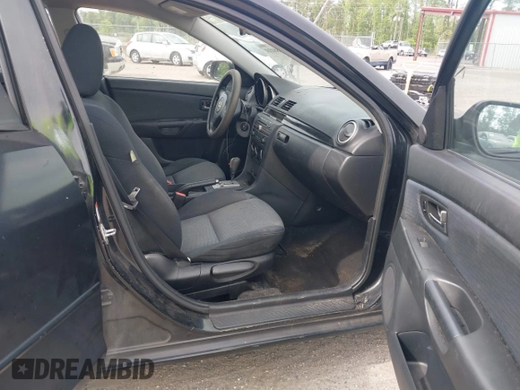 2008 Mazda 3 i Sport with VIN JM1BK32F881163958, listed as a IAAI auction lot 42088111 with 160,585 mi miles and . Bid and sale history available at DreamBid. Image 5.