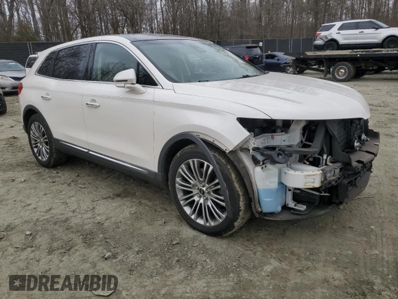 2016 Lincoln MKX Reserve with VIN 2LMTJ8LR1GBL66917, listed as a Copart auction lot 46974925 with 111,994 mi miles and Salvage Title. Bid and sale history available at carsss.com. Image 4.