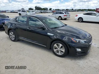 2014 Kia Optima Hybrid LX with VIN KNAGM4AD9E5071376, listed as a Copart auction lot 61127434 with 124,786 mi miles and Clean Title. Bid and sale history available at carsss.com. Image 4.