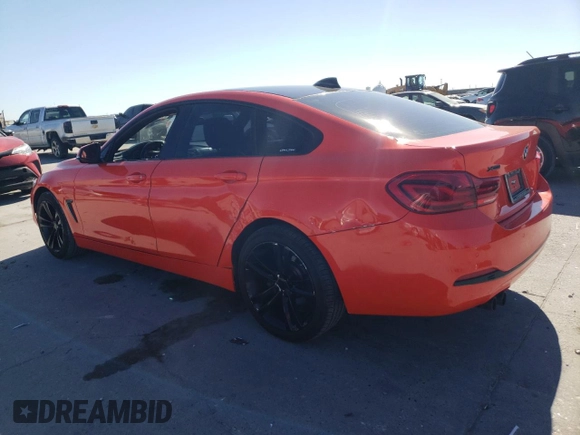 2018 BMW 4 Series 430i xDrive with VIN WBA4J3C5XJBG97156, listed as a Copart auction lot 49864185 with 125,227 mi miles and Salvage Title. Bid and sale history available at DreamBid. Image 2.