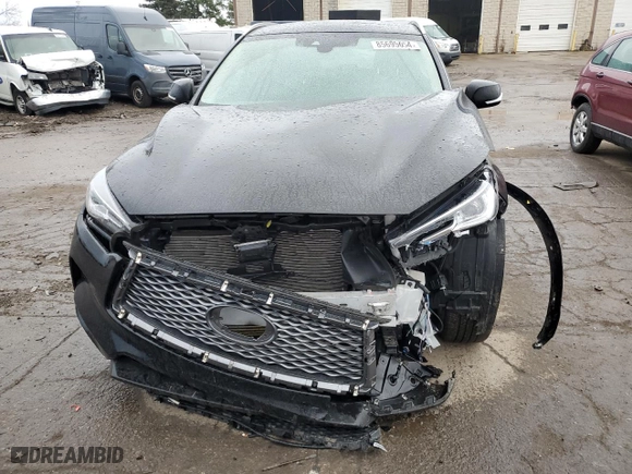 2024 Infiniti QX50 LUXE with VIN 3PCAJ5BBXRF102336, listed as a Copart auction lot 85695054 with 6,194 mi miles and Salvage Title. Bid and sale history available at carsss.com. Image 5.