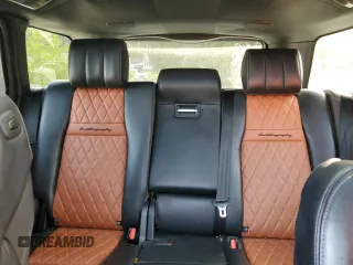 2017 Land Rover Range Rover z VIN SALGW2FE2HA333228, wystawiony jako Copart lot #49913735 z przebiegiem 83 602 mil mil oraz Szkody całkowita. Historia ofert i sprzedaży dostępna na DreamBid. Obrazek 10.