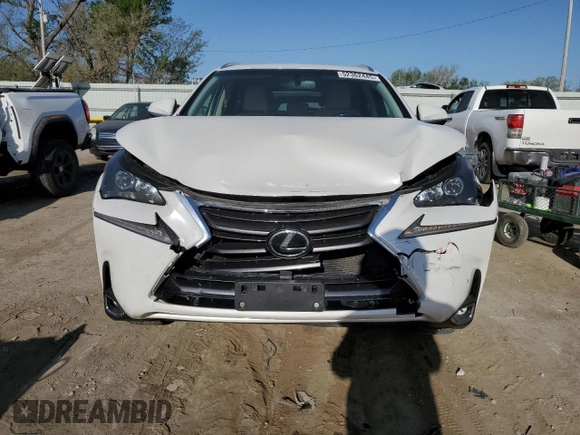 2016 Lexus NX 200t with VIN JTJBARBZ4G2087905, listed as a Copart auction lot 52362445 with 65,212 mi miles and Salvage Title. Bid and sale history available at DreamBid. Image 5.