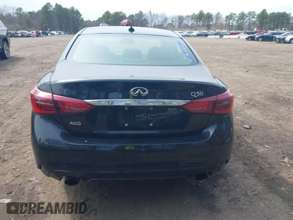 2018 Infiniti Q50 Sport with VIN JN1EV7AR8JM612165, listed as a IAAI auction lot 42007029 with 71,328 mi miles and . Bid and sale history available at carsss.com. Image 16.