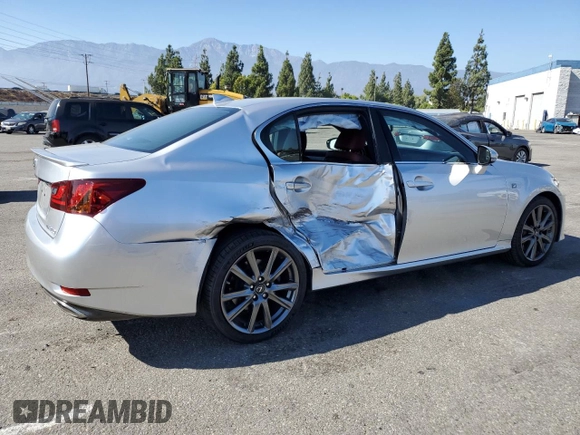 2015 Lexus GS 350 with VIN JTHBE1BL7FA002921, listed as a Copart auction lot 69750764 with 48,835 mi miles and Salvage Title. Bid and sale history available at carsss.com. Image 3.