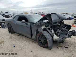 2016 Dodge Challenger SXT Plus with VIN 2C3CDZAG7GH309282, listed as a Copart auction lot 42331215 with 155,153 mi miles and Salvage Title. Bid and sale history available at carsss.com. Image 4.