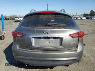 2014 Infiniti QX70 with VIN JN8CS1MW2EM413392, listed as a Copart auction lot 42974095 with 192,020 mi miles and Salvage Title. Bid and sale history available at carsss.com. Image 6.