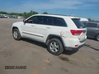 2012 Jeep Grand Cherokee Laredo with VIN 1C4RJFAG2CC176313, listed as a IAAI auction lot 42098127 with 162,556 mi miles. Bid and sale history available at carsss.com. Image 3.