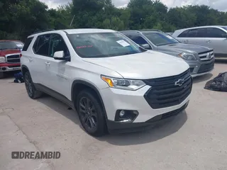 2020 Chevrolet Traverse RS z VIN 1GNERJKW0LJ250864, wystawiony jako IAAI lot #42599874 z przebiegiem 64 571 mil mil oraz . Historia ofert i sprzedaży dostępna na DreamBid. Obrazek 1.