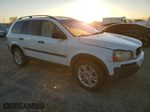 2005 Volvo XC90 with VIN YV1CZ911151166571, listed as a Copart auction lot 42440105 with 0 mi miles and Salvage Title. Bid and sale history available at carsss.com. Image 4.