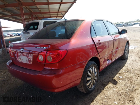 2007 Toyota Corolla CE with VIN JTDBR32E470117549, listed as a IAAI auction lot 41711607 with 180,192 mi miles and . Bid and sale history available at DreamBid. Image 4.