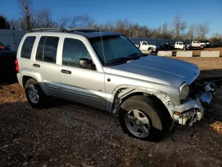 2002 Jeep Liberty Limited with VIN 1J8GL58K12W330926, listed as a Copart auction lot 46616975 with 157,859 mi miles and Salvage Title. Bid and sale history available at carsss.com. Image 4.