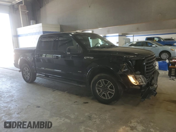 2017 Ford F-150 XL with VIN 1FTEW1EP5HKE46239, listed as a Copart auction lot 54219565 with 114,725 mi miles and Salvage Title. Bid and sale history available at carsss.com. Image 4.