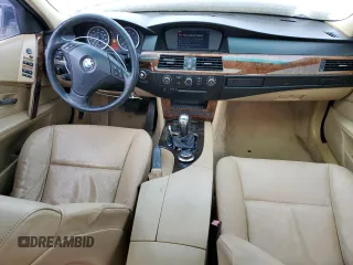 2007 BMW 5 Series 530xi with VIN WBANF73517CU25107, listed as a Copart auction lot 45581435 with 249,612 mi miles and Salvage Title. Bid and sale history available at carsss.com. Image 8.