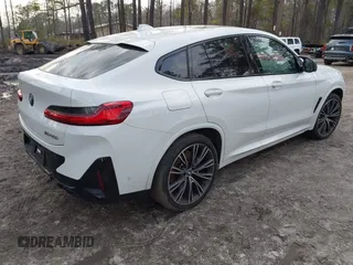 2023 BMW X4 M40i with VIN 5UX43DT02P9T17357, listed as a IAAI auction lot 41683916 with 25,954 mi miles and . Bid and sale history available at DreamBid. Image 4.