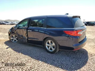 2019 Honda Odyssey EX with VIN 5FNRL6H58KB088138, listed as a Copart auction lot 59811345 with 75,559 mi miles and Salvage title. Bid and sale history available at DreamBid. Image 2.