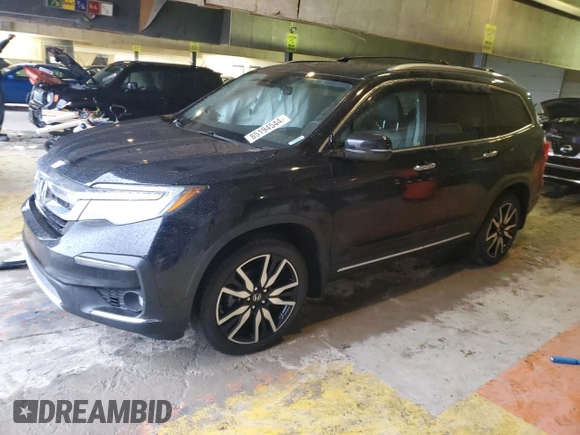 2020 Honda Pilot Touring 8-Passenger with VIN 5FNYF6H90LB043055, listed as a Copart auction lot 85194544 with 82,144 mi miles and Salvage Title. Bid and sale history available at DreamBid. Image 1.