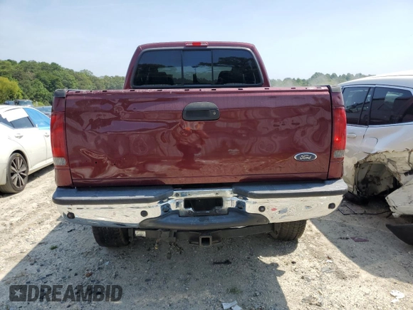 2006 Ford Super Duty F-250 XL with VIN 1FTSW21P16ED45158, listed as a Copart auction lot 68444464 with 159,448 mi miles and Salvage Title. Bid and sale history available at carsss.com. Image 6.