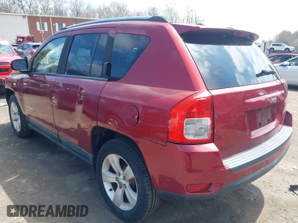 2011 Jeep Compass Latitude with VIN 1J4NT1FB8BD170401, listed as a IAAI auction lot 42094953 with 122,617 mi miles. Bid and sale history available at carsss.com. Image 3.