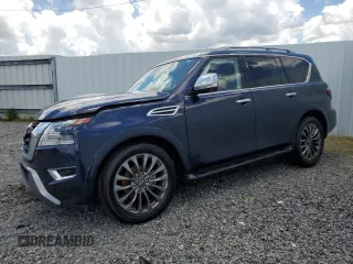 2023 Nissan Armada Platinum with VIN JN8AY2DB8P9835097, listed as a Copart auction lot 63840294 with 36,747 mi miles and Non Repairable. Bid and sale history available at carsss.com. Image 1.