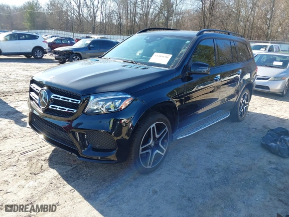 2017 Mercedes-Benz GLS with VIN 4JGDF7DE9HA747550, listed as a IAAI auction lot 41489690 with 125,945 mi miles. Bid and sale history available at carsss.com. Image 18.