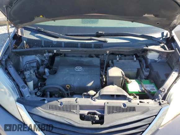 2011 Toyota Sienna with VIN 5TDZK3DC8BS120314, listed as a Copart auction lot 81939964 with 162,385 mi miles and Salvage Title. Bid and sale history available at carsss.com. Image 14.
