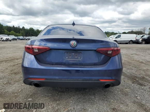 2019 Alfa Romeo Giulia Sport with VIN ZARFAMAN9K7612254, listed as a Copart auction lot 67827404 with 88,116 mi miles and Salvage Title. Bid and sale history available at carsss.com. Image 6.